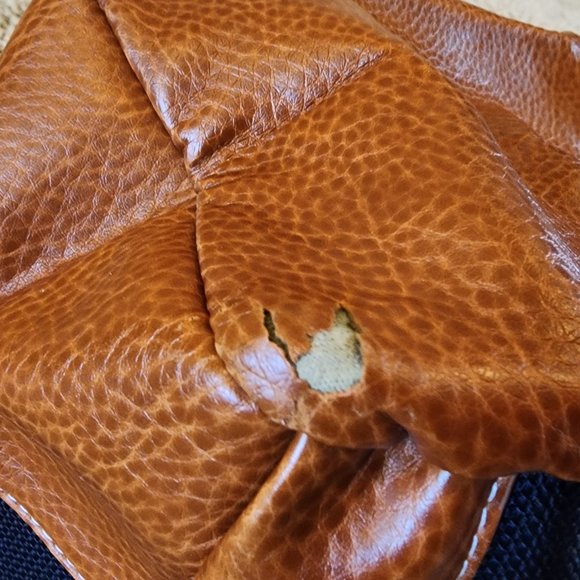 Miche MISTY Demi Chestnut Brown and Navy Blue Canvas Shell Cover Purse Bag Cover - Picture 10 of 14